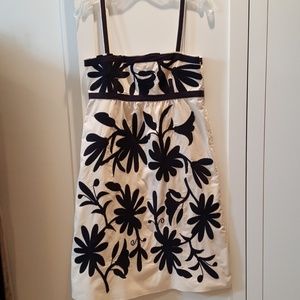Tory Burch navy and cream sundress